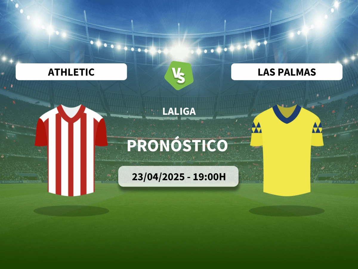 Pronóstico Athletic Bilbao – Las Palmas (23/04/25) | LaLiga