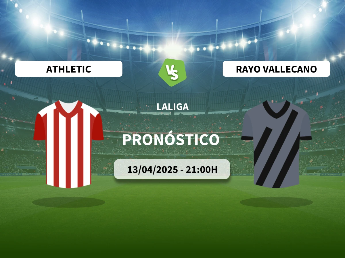 Pronóstico Athletic Bilbao – Rayo Vallecano (13/04/25) | LaLiga