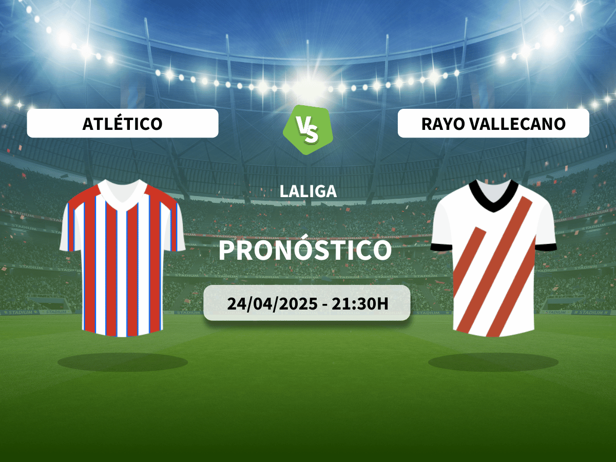 Pronóstico Atlético de Madrid vs Rayo Vallecano (24/04/2025)
