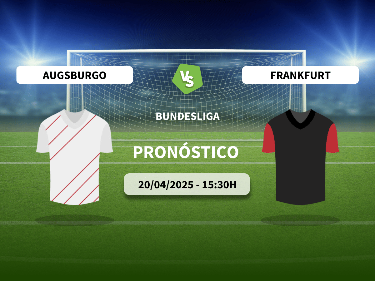 Pronóstico Augsburgo vs Frankfurt (20/04/2025)