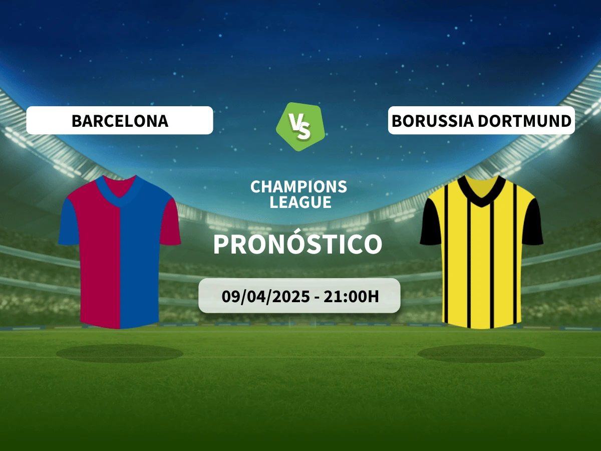 Pronóstico Barcelona – Borussia Dortmund (09/04/25) | Champions League