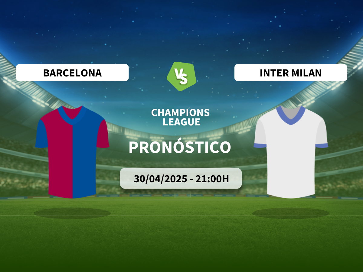 Pronóstico Barcelona vs Inter (30/04/2025)