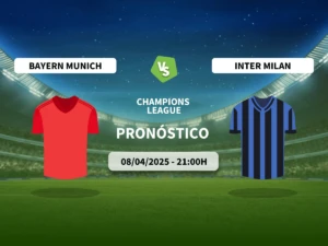 Pronóstico Bayern Múnich vs Inter de Milán (08/04/25)