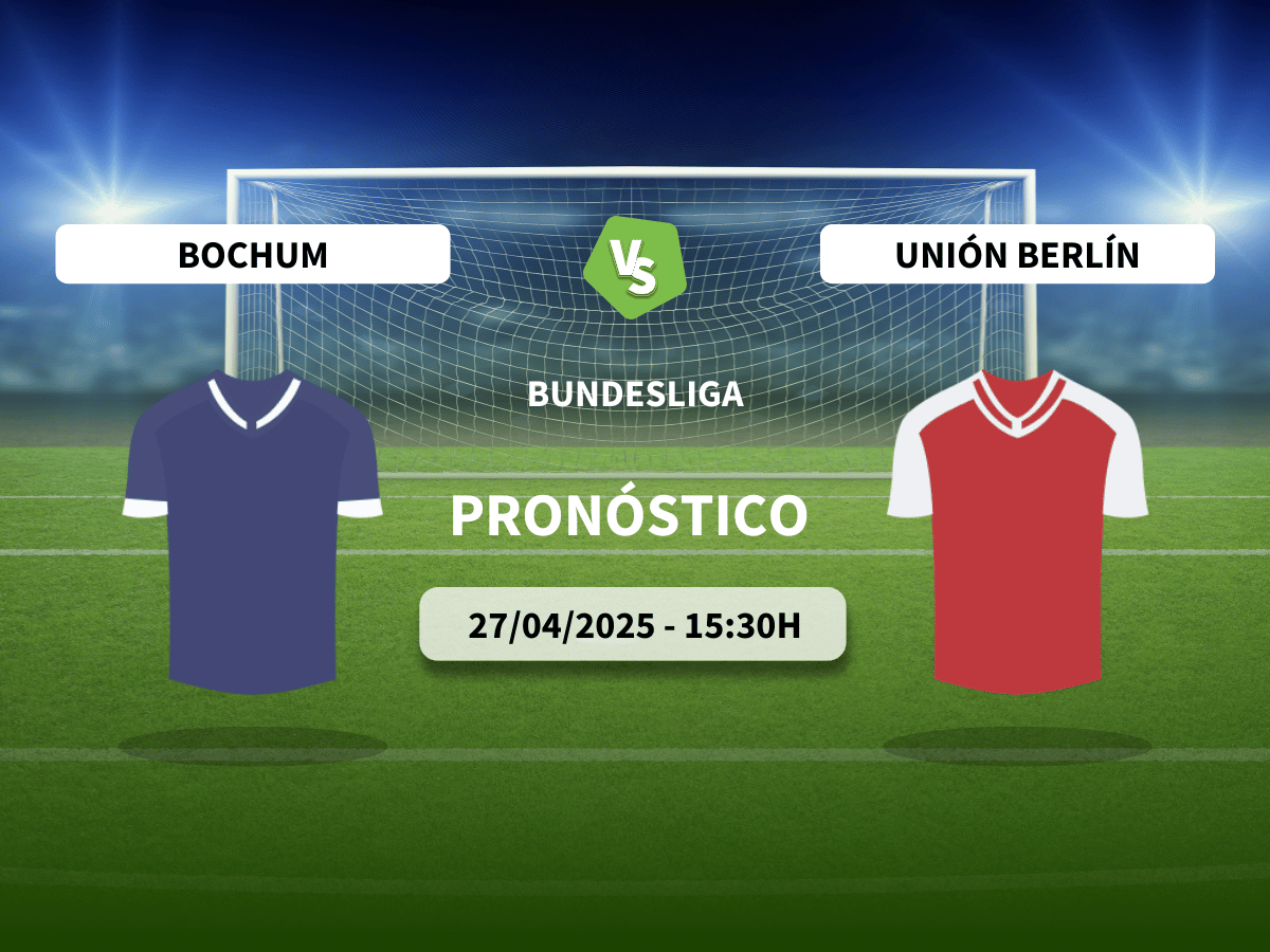 Pronóstico Bochum vs Unión Berlín (26/04/2025)