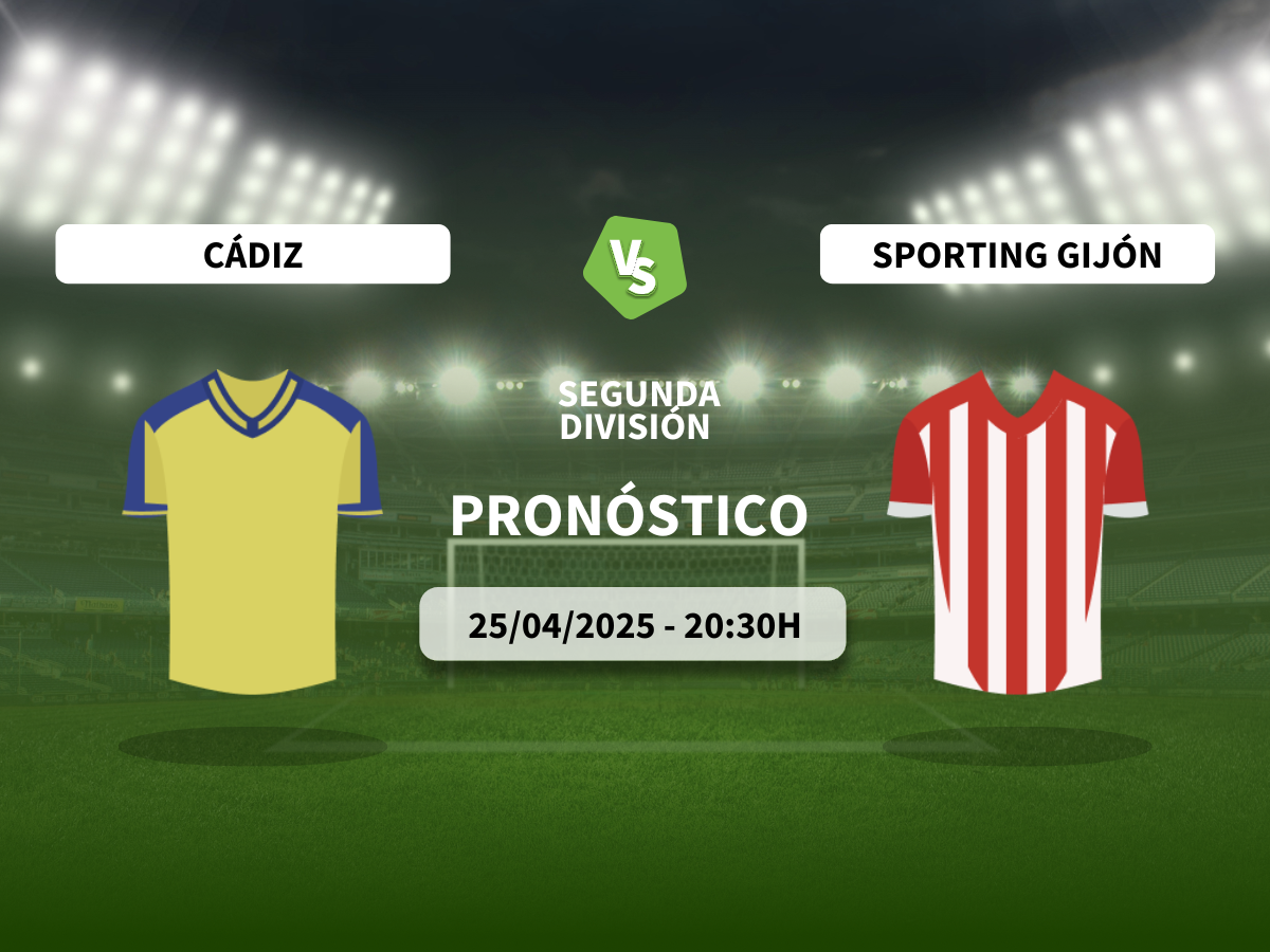 Pronóstico Cádiz CF vs Real Sporting (25/04/2025)