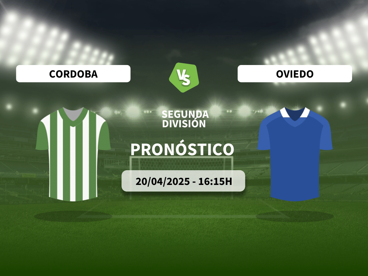 Pronóstico Córdoba CF vs Real Oviedo (20/04/2025)