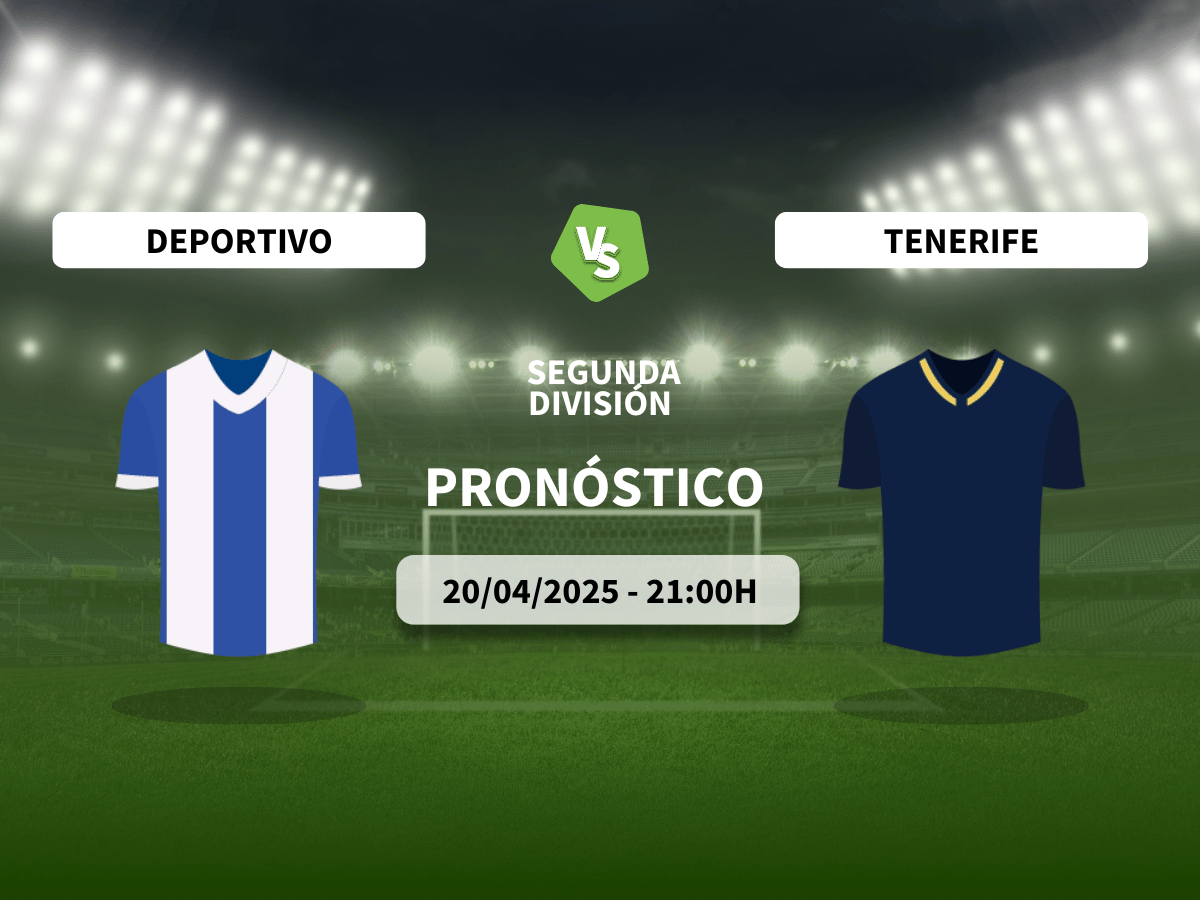 Pronóstico RC Deportivo de La Coruña vs CD Tenerife (20/04/2025)