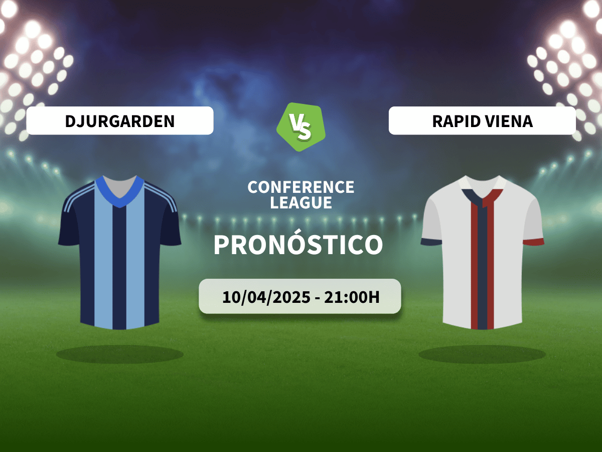 Pronóstico Djurgården vs Rapid Viena (10/04/25)