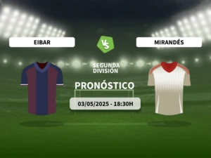 Pronóstico SD Eibar vs CD Mirandés (03/05/2025)