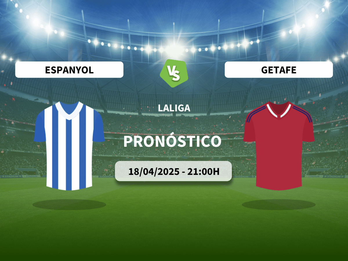 Pronóstico RCD Espanyol vs Getafe CF (18/04/2025)