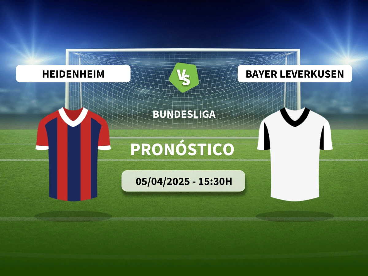 Pronóstico Heidenheim – Bayer Leverkusen (05/04/25) | Bundesliga