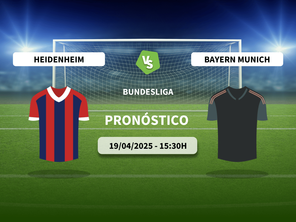 Pronóstico Heidenheim vs Bayern de Múnich (19/04/2025)