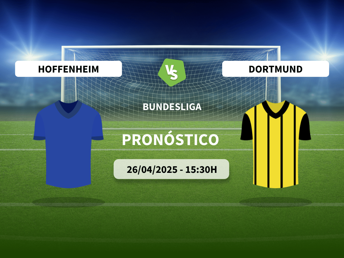 Pronóstico Hoffenheim vs Borussia Dortmund (26/04/2025)
