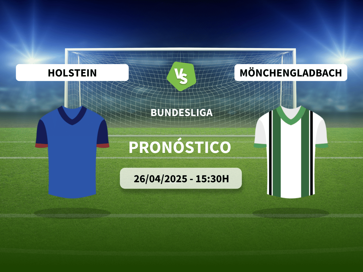 Pronóstico Holstein Kiel vs Borussia Mönchengladbach (26/04/2025)