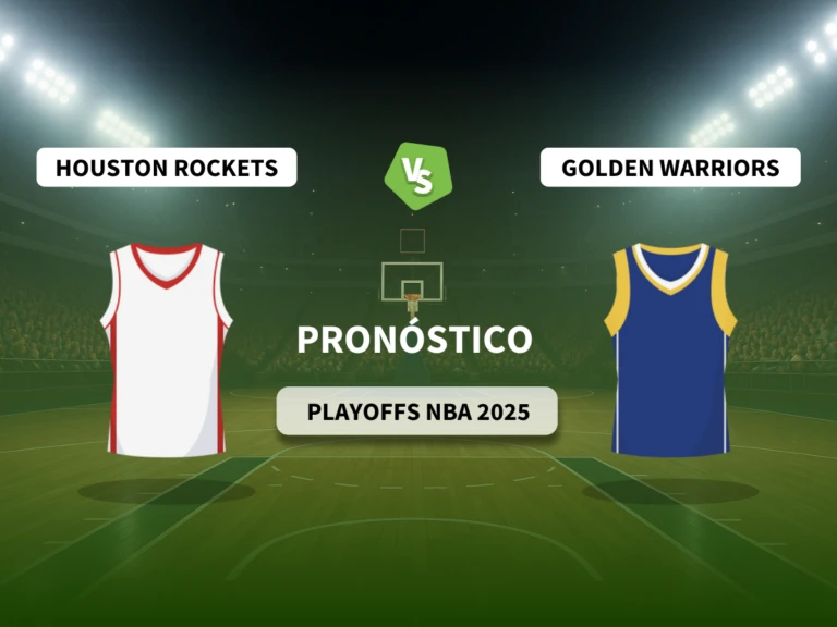 Pronóstico Houston Rockets vs Golden State Warriors (Playoffs NBA 2025)