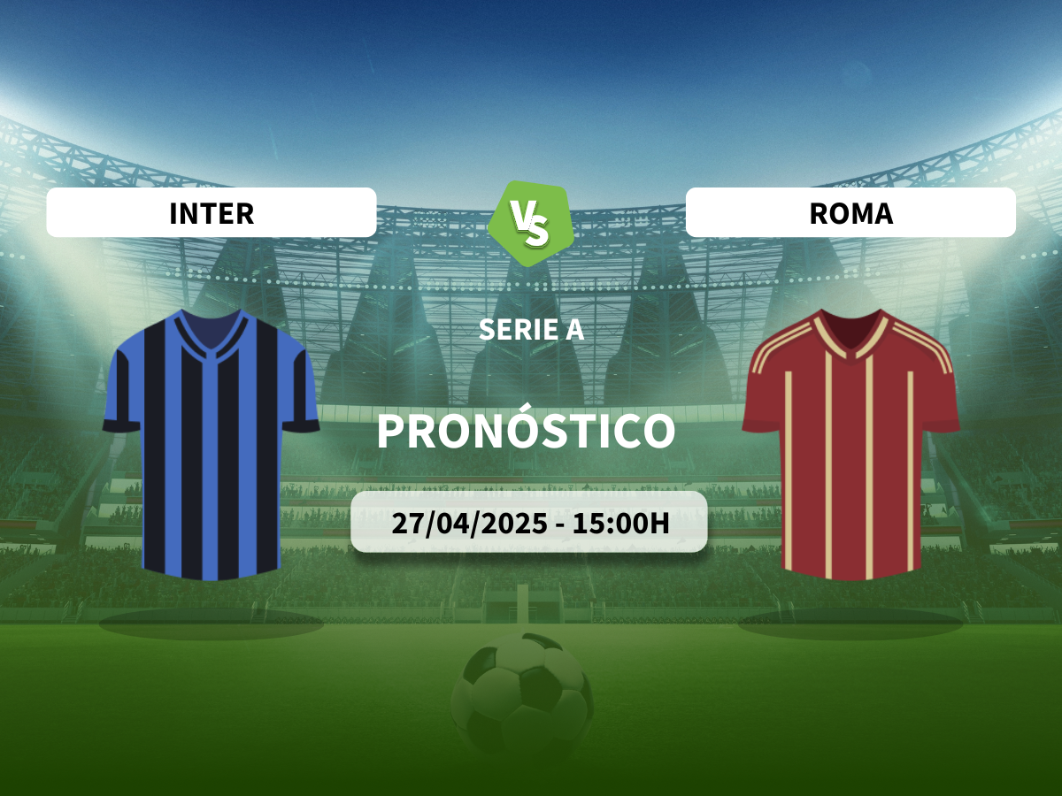Pronóstico Inter vs Roma (27/04/2025)