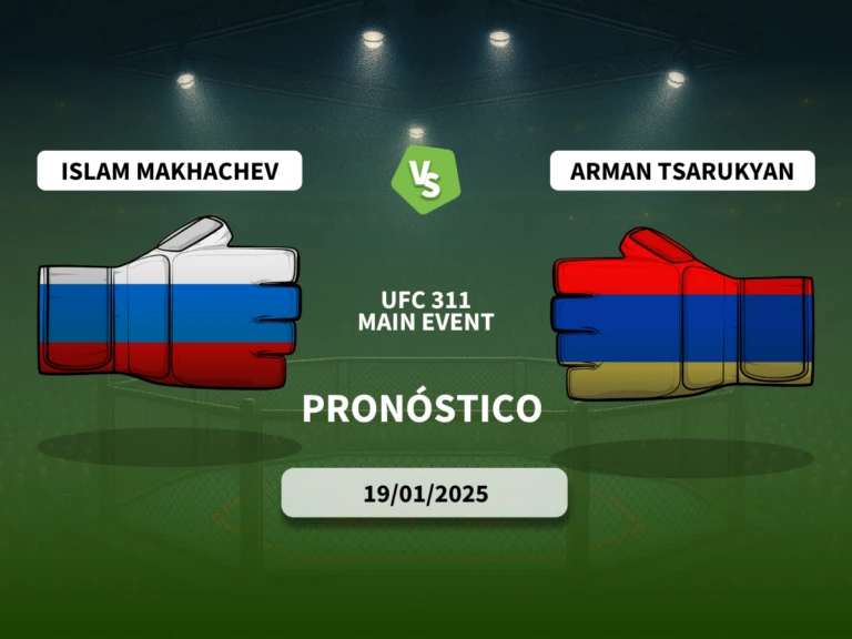 Pron&oacute;stico Islam Makhachev vs Arman Tsarukyan