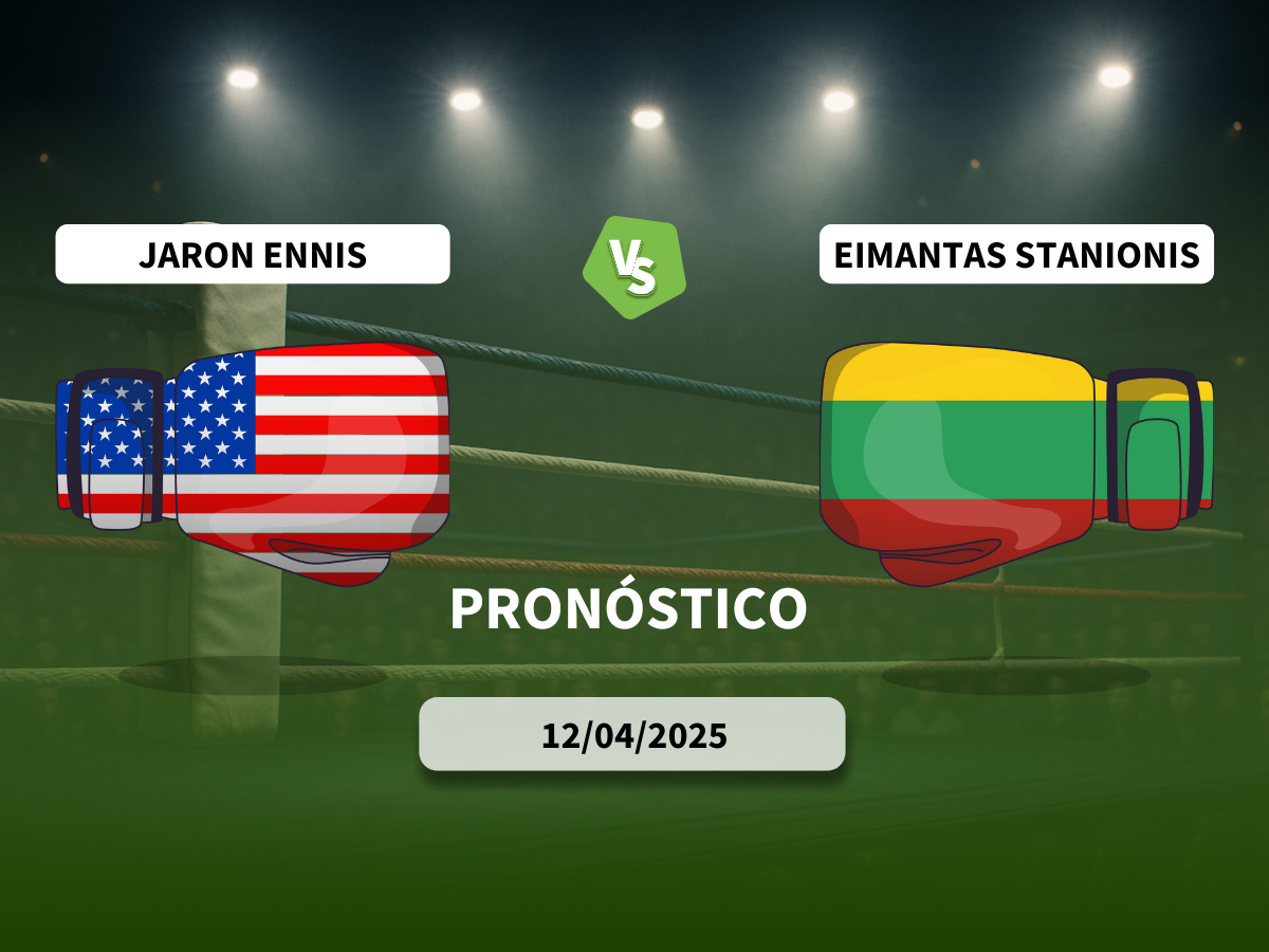 Pronóstico Jaron Ennis vs Eimantas Stanionis (12/04/25)