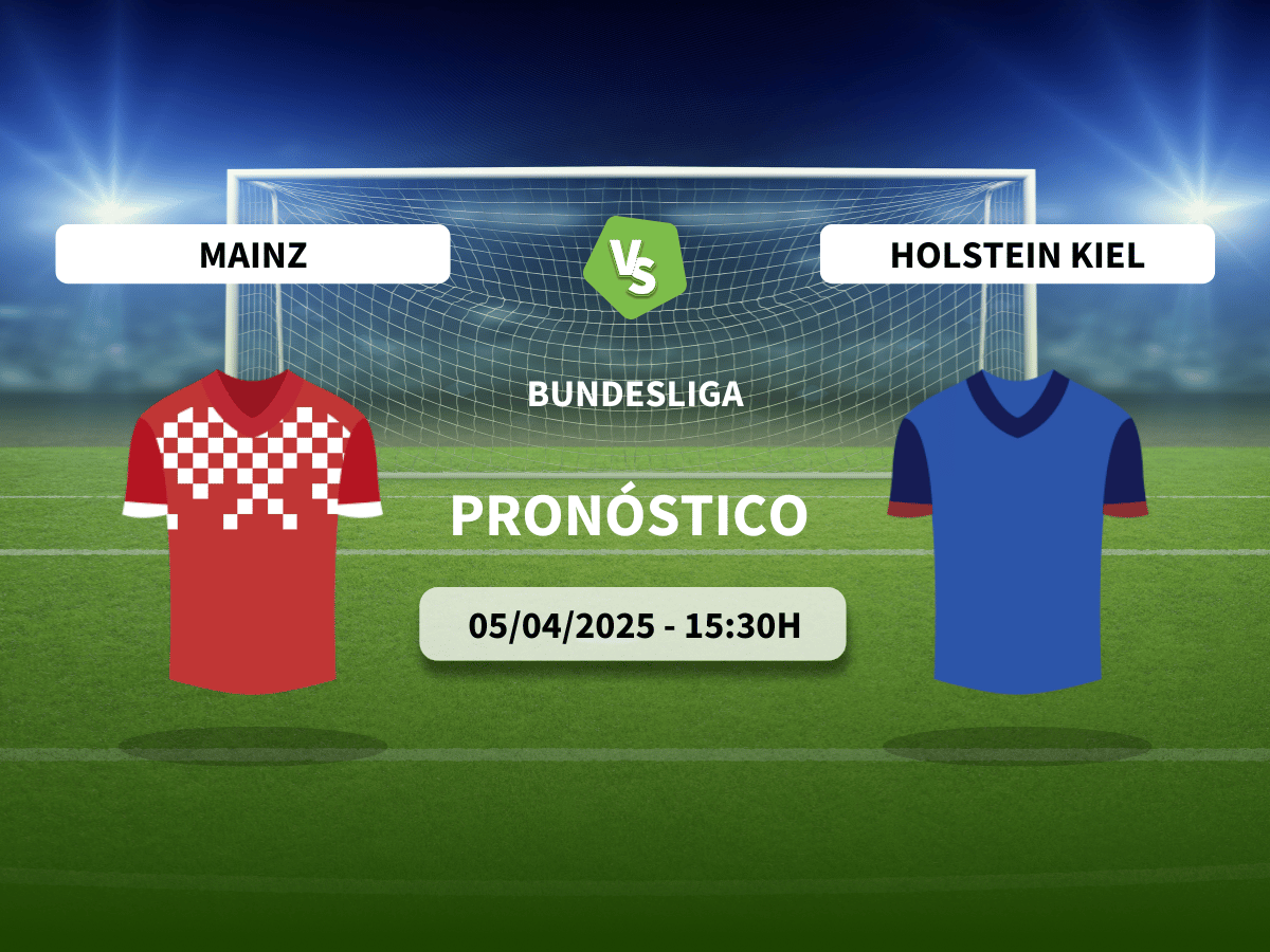 Pronóstico Mainz 05 vs Holstein Kiel (05/04/25)