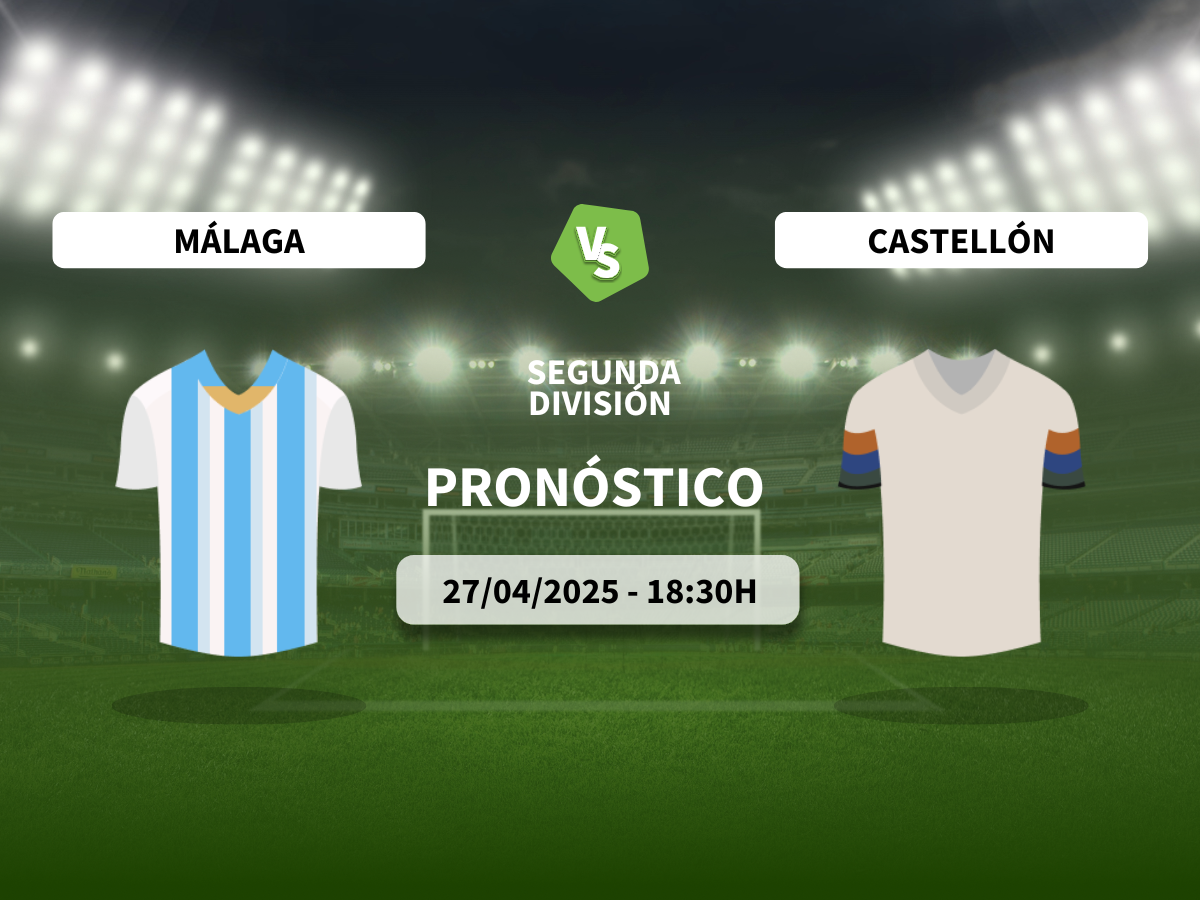 Pronóstico Málaga CF vs CD Castellón (27/04/2025)