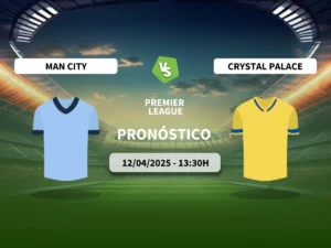 Pronóstico Manchester City vs Crystal Palace (12/04/2025)