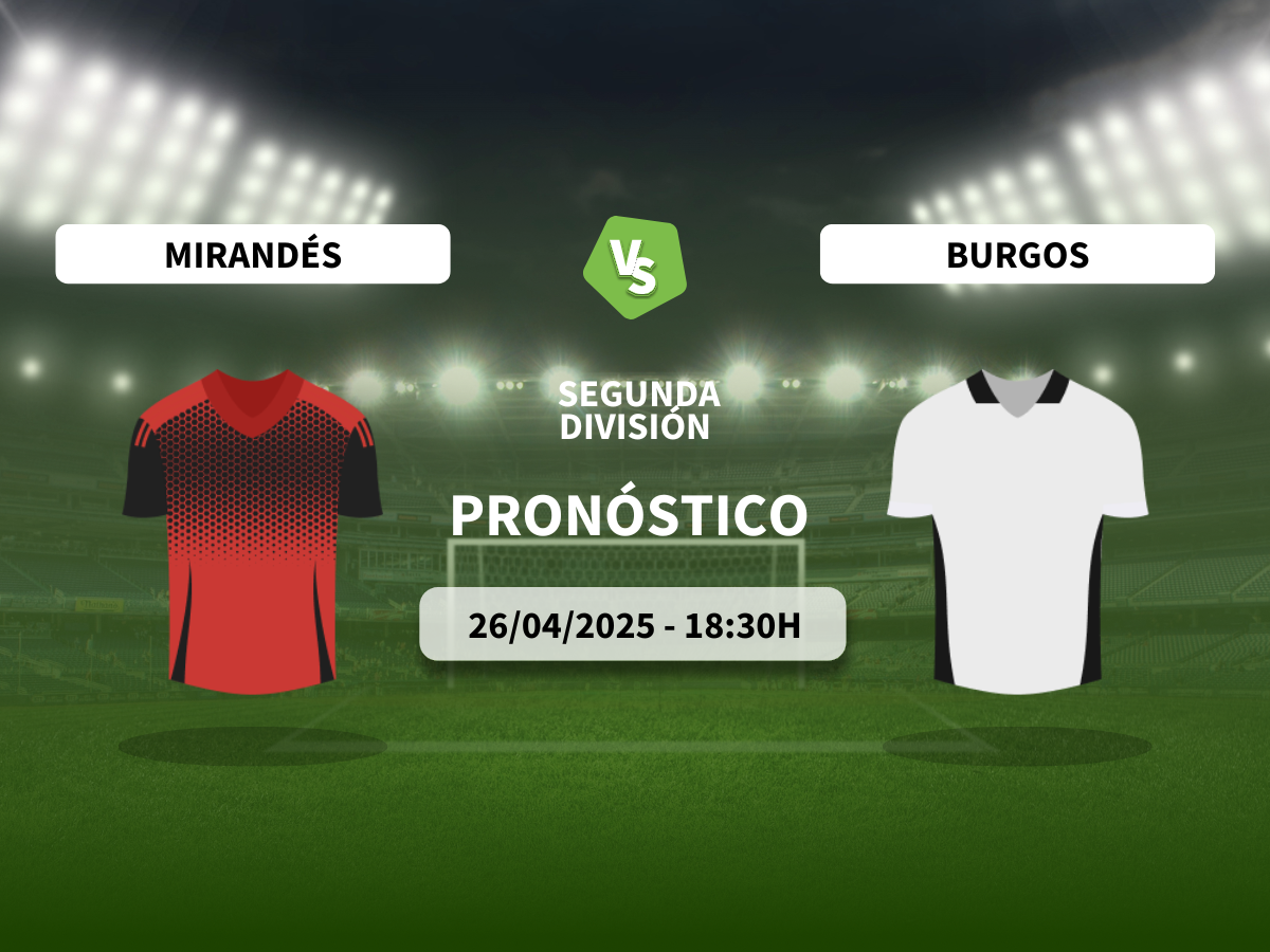 Pronóstico CD Mirandés vs Burgos CF (26/04/2025)