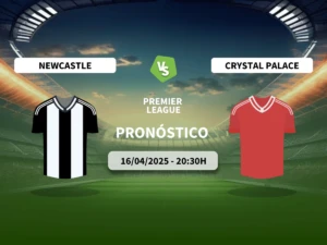 Pronóstico Newcastle vs Crystal Palace (16/04/2025)