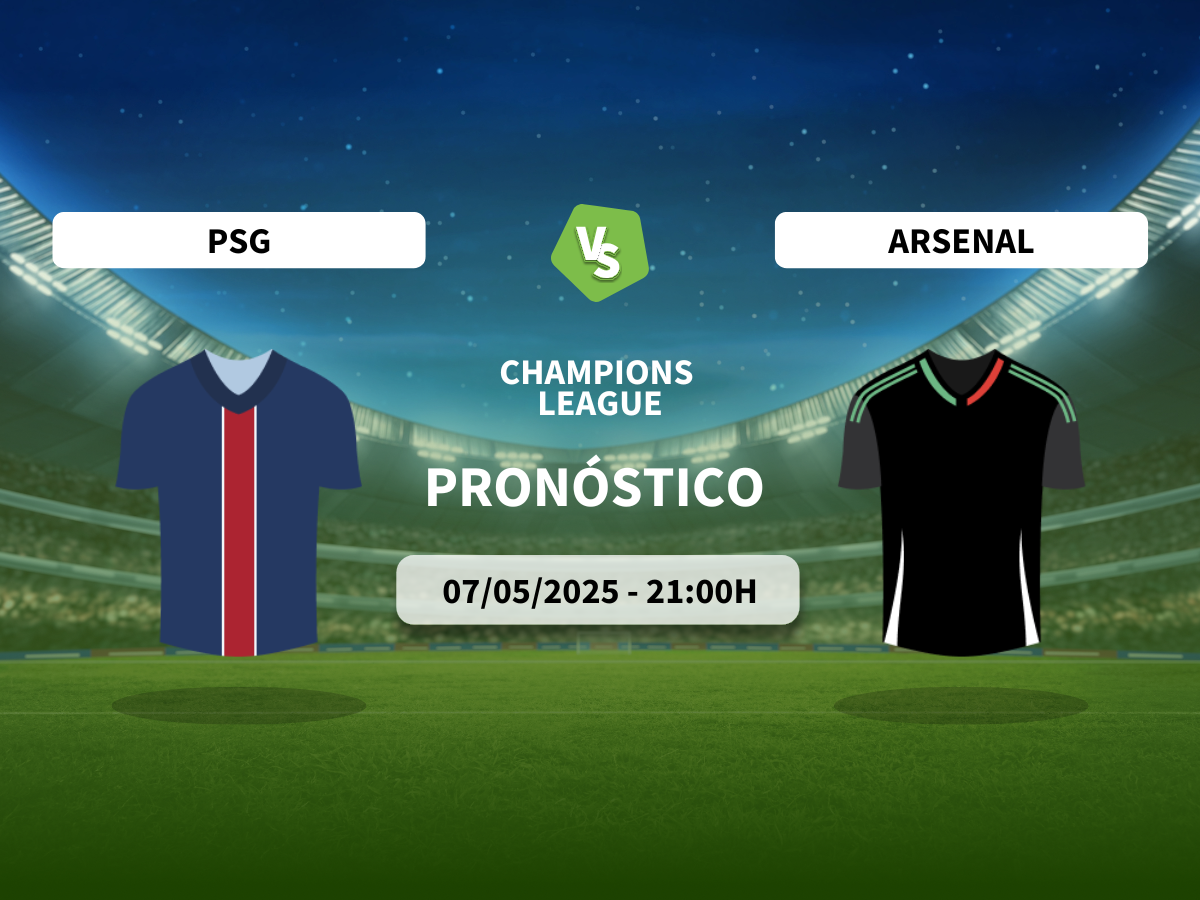 Pronóstico PSG vs Arsenal (07/05/2025)