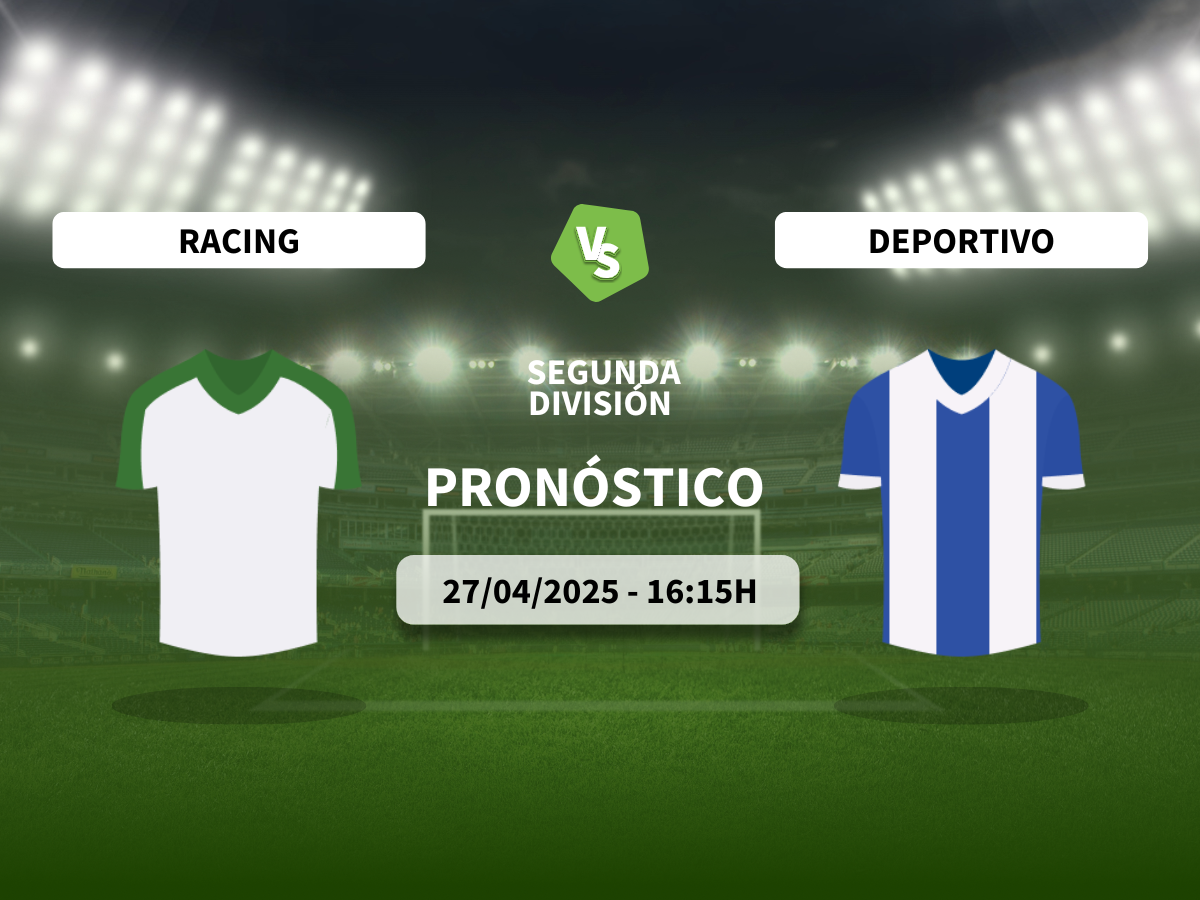 Pronóstico Racing de Santander vs Deportivo de La Coruña (27/04/2025)