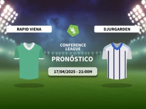 Pronóstico Rapid Viena vs Djurgården (17/04/2025)
