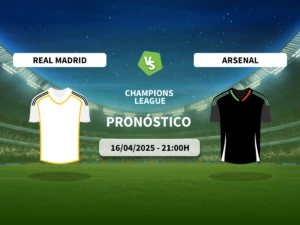 Pronóstico Real Madrid vs Arsenal (16/04/2025)