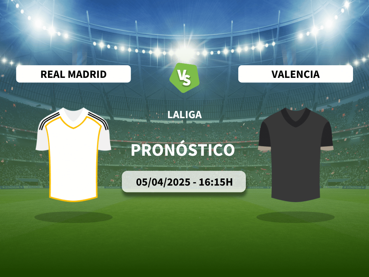 Pronóstico Real Madrid vs Valencia (05/04/25)