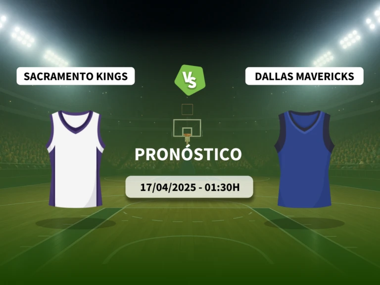 Pron&oacute;stico Sacramento Kings vs Dallas Mavericks (17/04/2025)