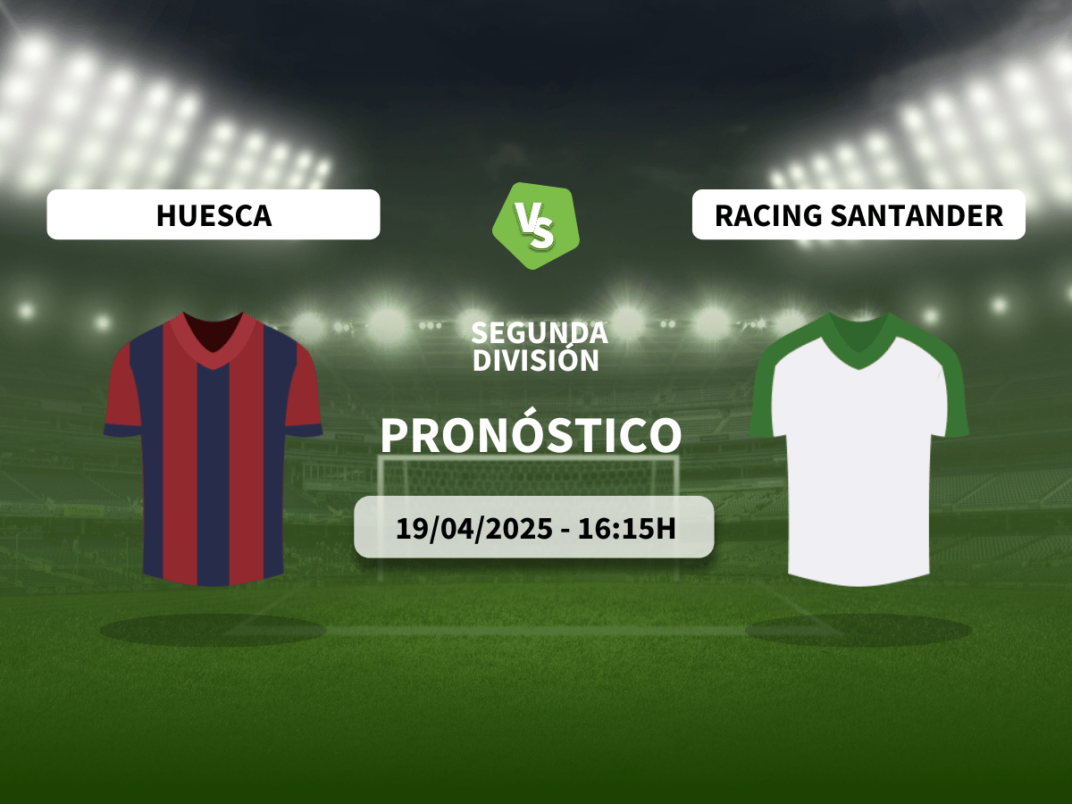 Pronóstico SD Huesca vs Racing de Santander (19/04/2025)