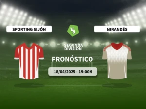 Pronóstico Sporting de Gijón vs CD Mirandés (18/04/2025)