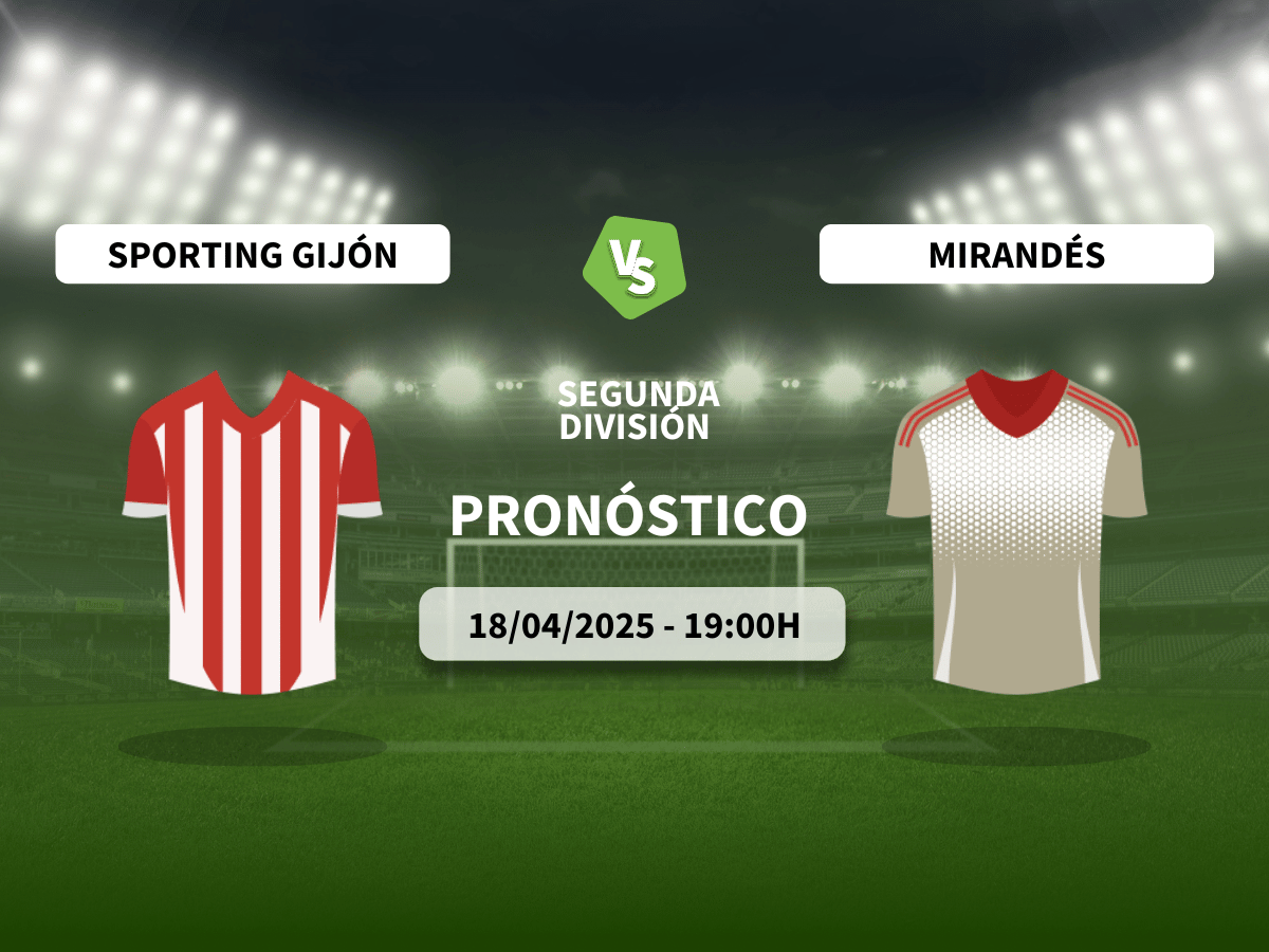 Pronóstico Sporting de Gijón vs CD Mirandés (18/04/2025)