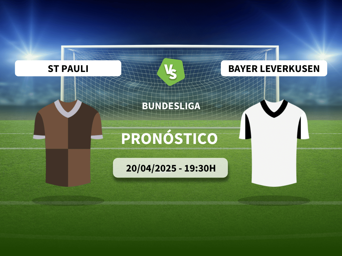 Pronóstico St Pauli vs Bayer Leverkusen (19/04/2025)