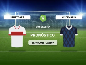 Pronóstico Stuttgart vs Heidenheim (25/04/2025)