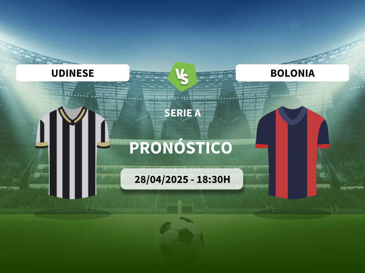 Pronóstico Udinese vs Bologna (28/04/2025)