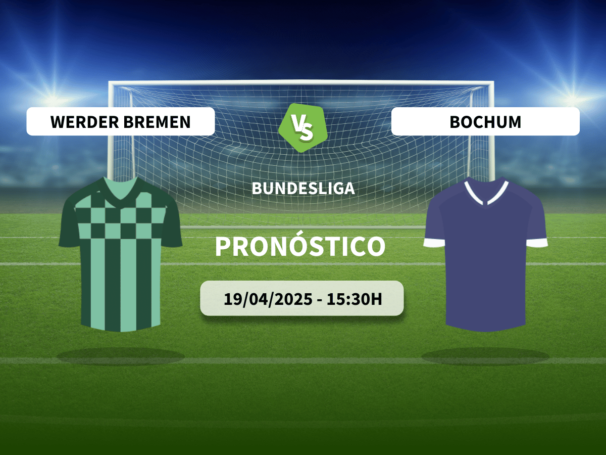 Pronóstico Werder Bremen vs Bochum (19/04/2025)
