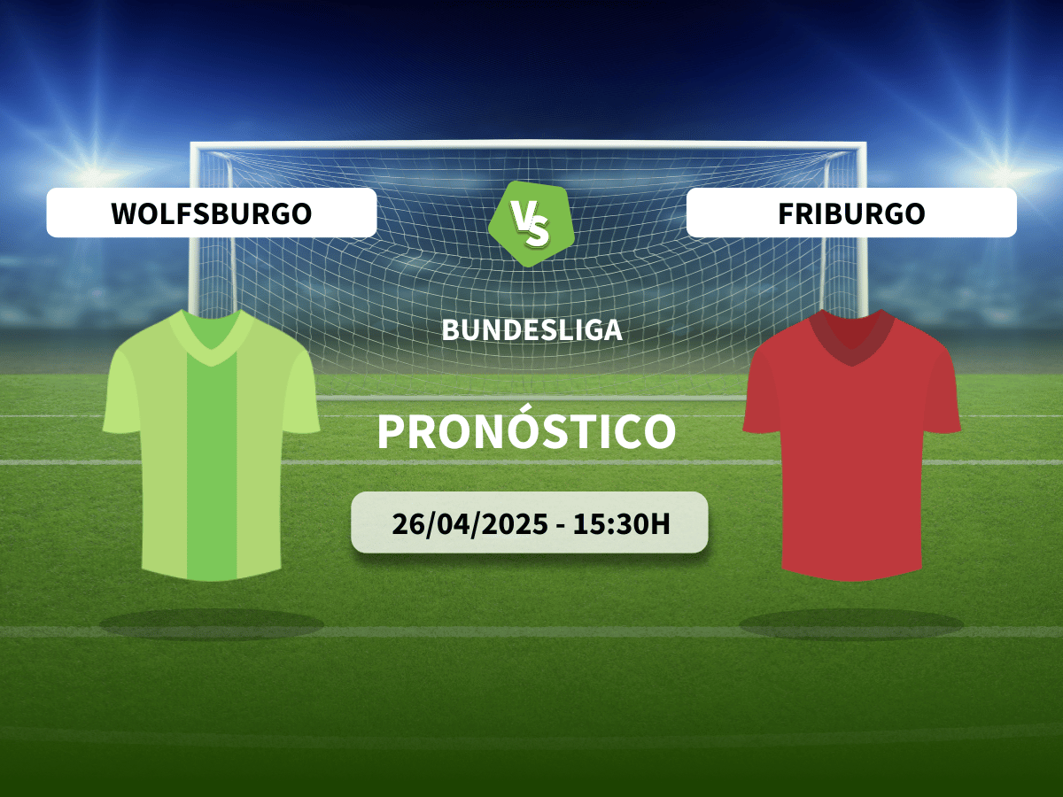 Pronóstico Wolfsburgo vs Friburgo (26/04/2025)
