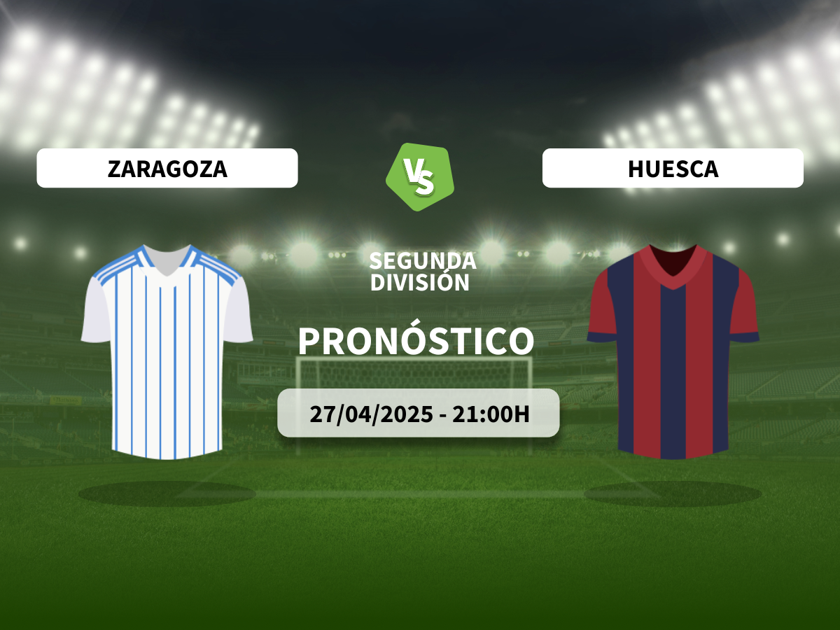 Pronóstico Real Zaragoza vs SD Huesca (27/04/2025)