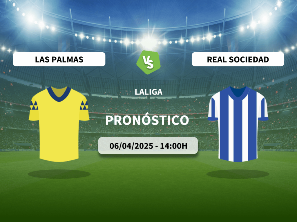 Pronóstico Las Palmas vs Real Sociedad (06/04/25)