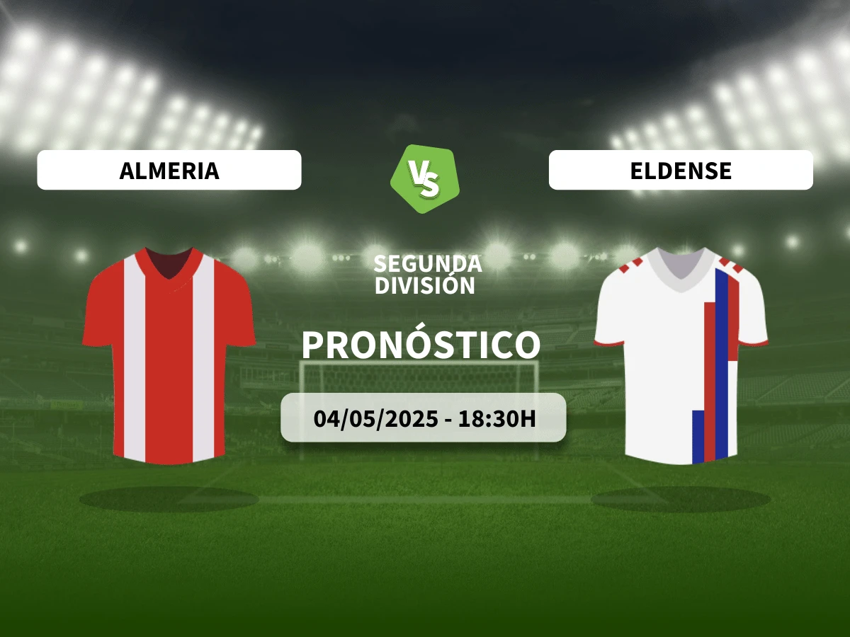 Pronóstico al UD Almeria vs CD Eldense (04/05/25) | LaLiga Hypermotion
