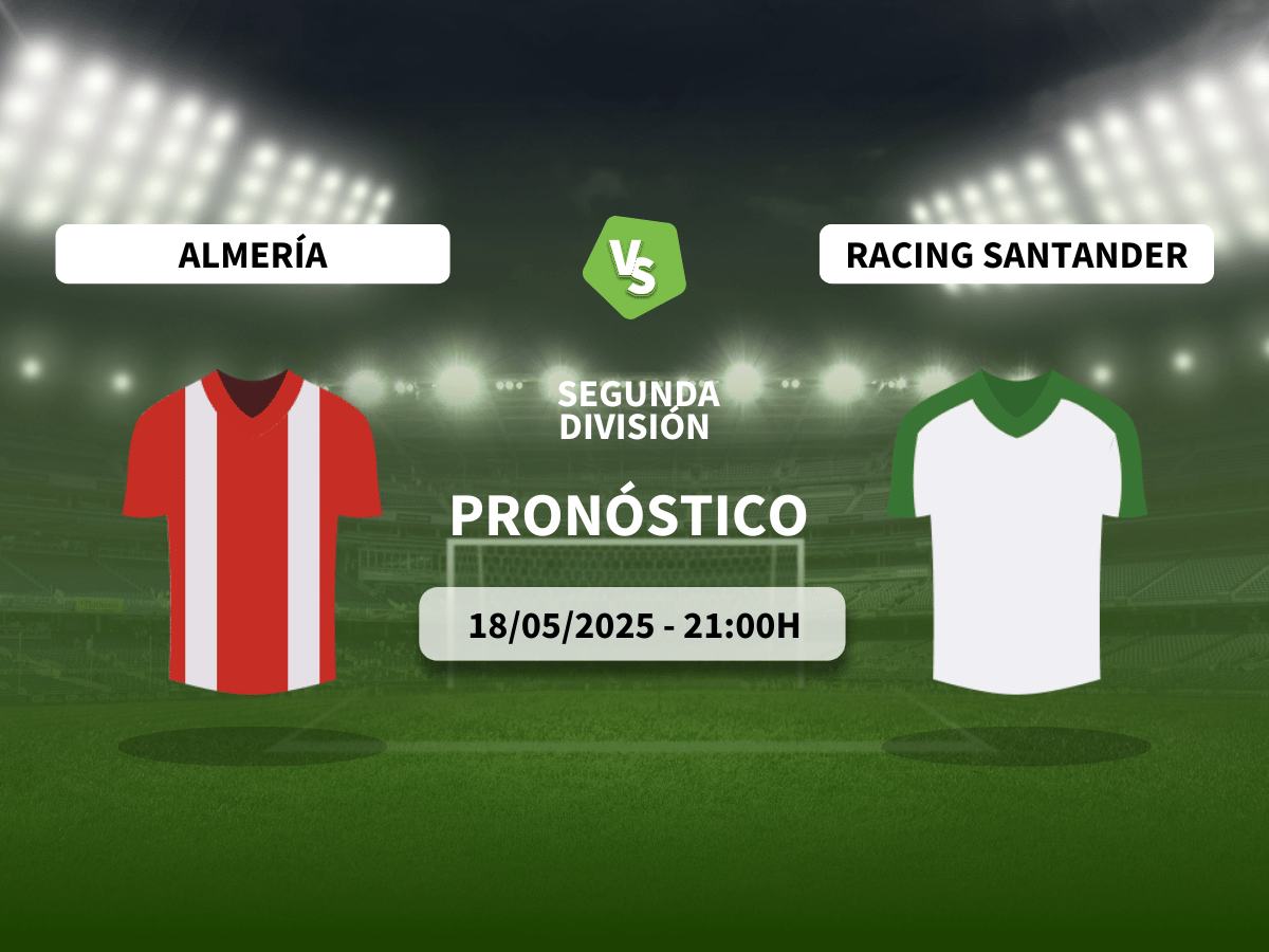 Pronóstico UD Almería vs Racing de Santander (18/05/2025)