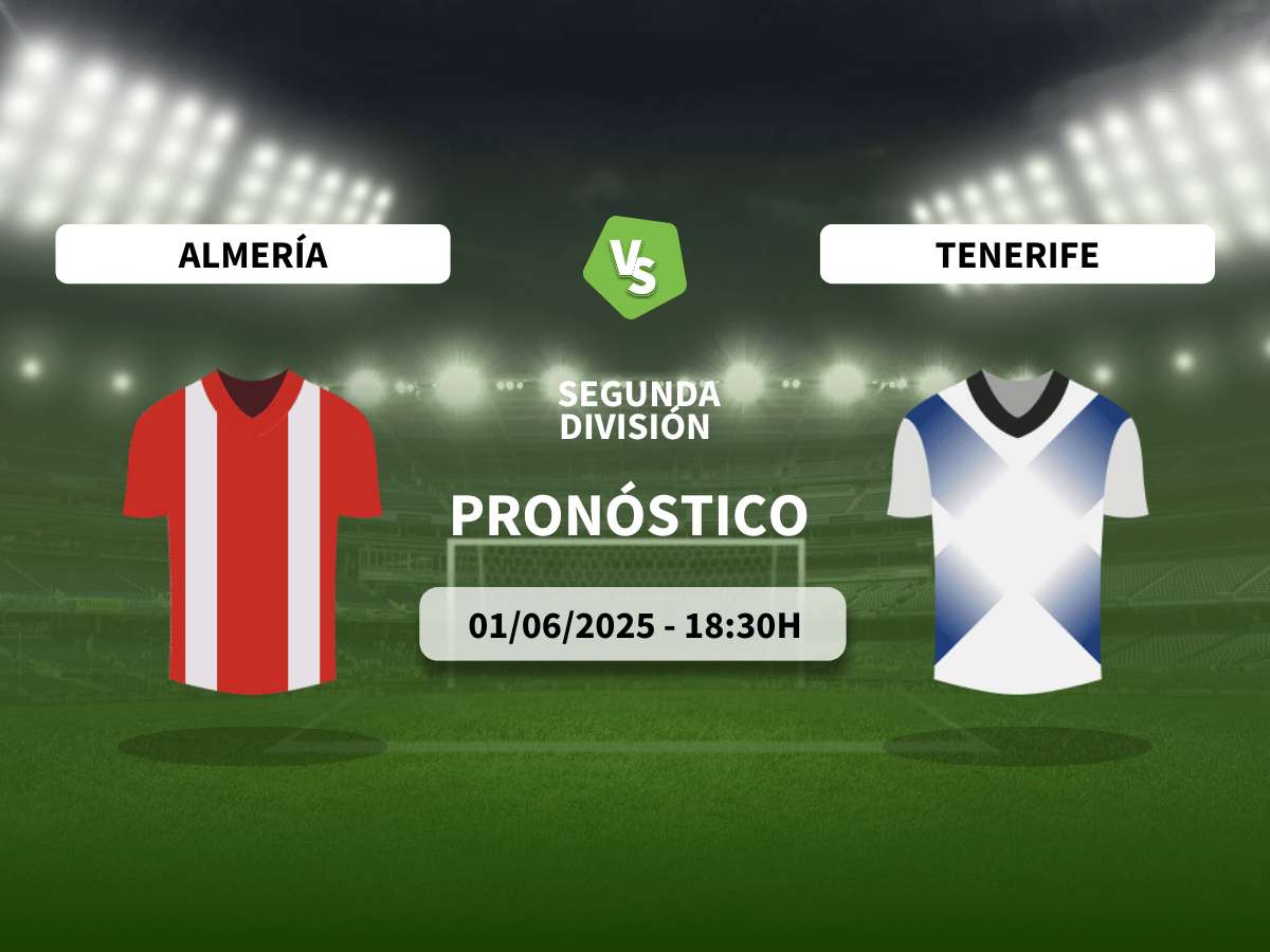 Pronóstico UD Almería vs CD Tenerife (01/06/2025)