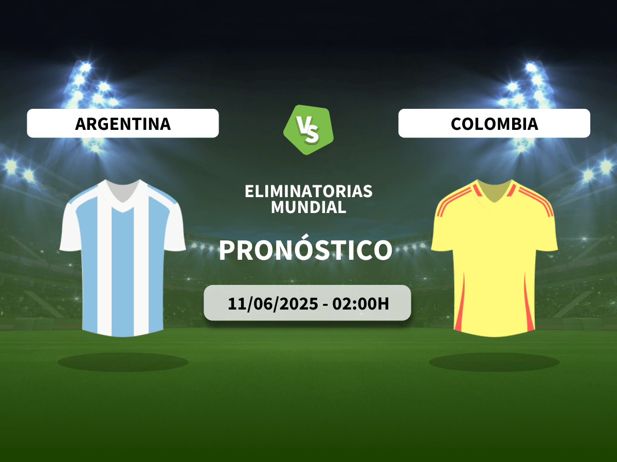 Pronóstico Argentina vs Colombia (11/06/2025)