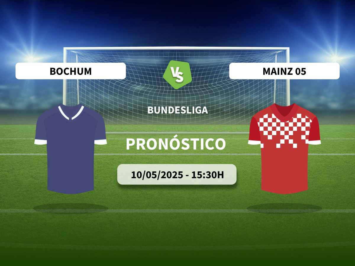 Pronóstico Bochum vs Mainz 05 (10/05/2025)