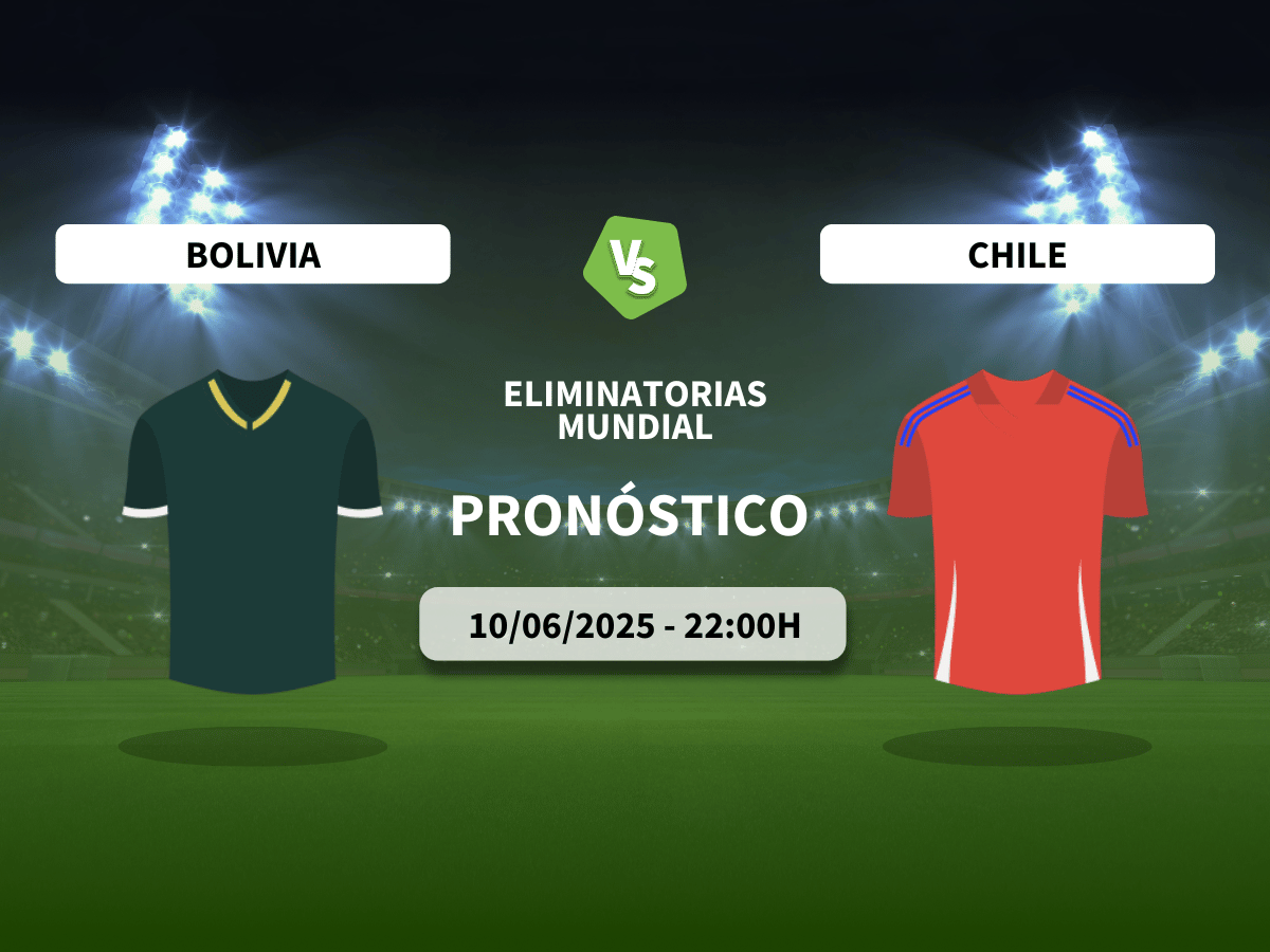 Pronóstico Bolivia vs Chile (10/06/2025)