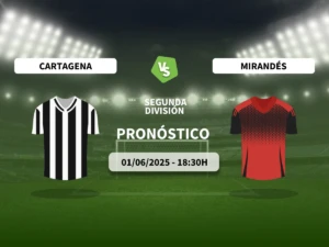 Pronóstico FC Cartagena vs CD Mirandés (01/06/2025)